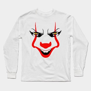 Clown Face Long Sleeve T-Shirt